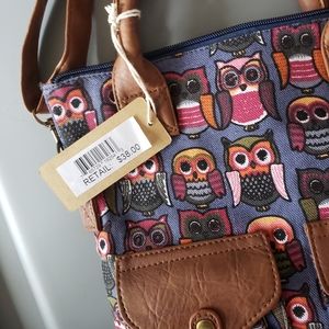Crossover Zoe Blu owl purse